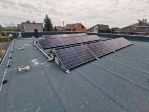 Instalacja fotowoltaiczna wschód zachód i instalacja odgromowa montaż Jarocin