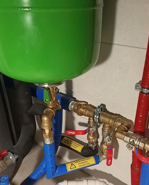 Naczynie przeponowe przepływowe Reflex DD zawór flowjet